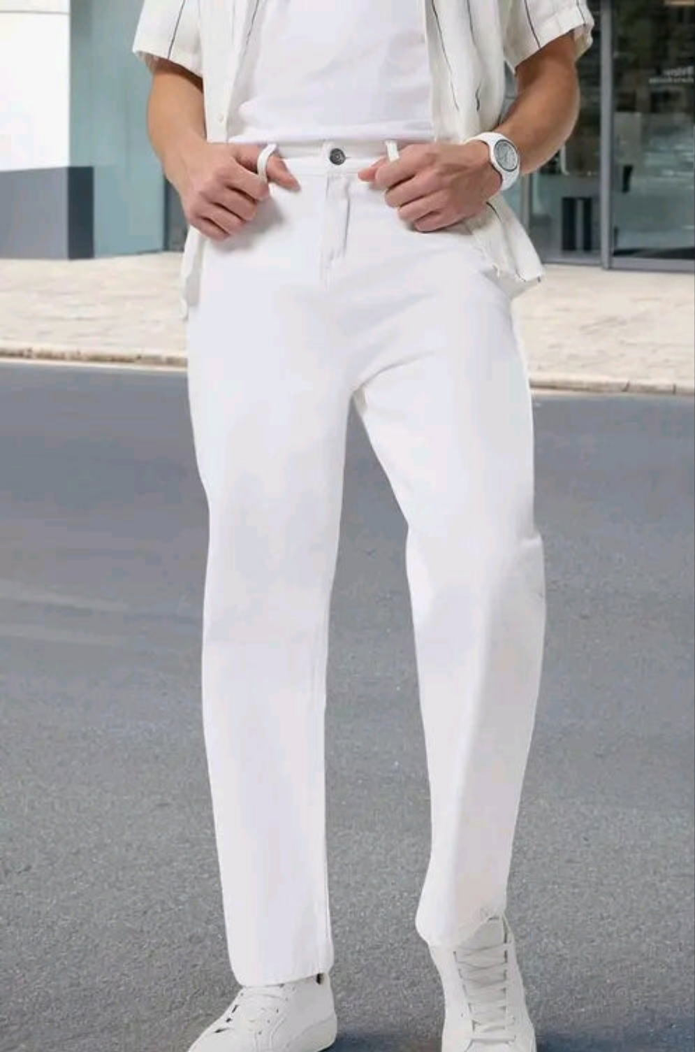 Mens Jeans (White)